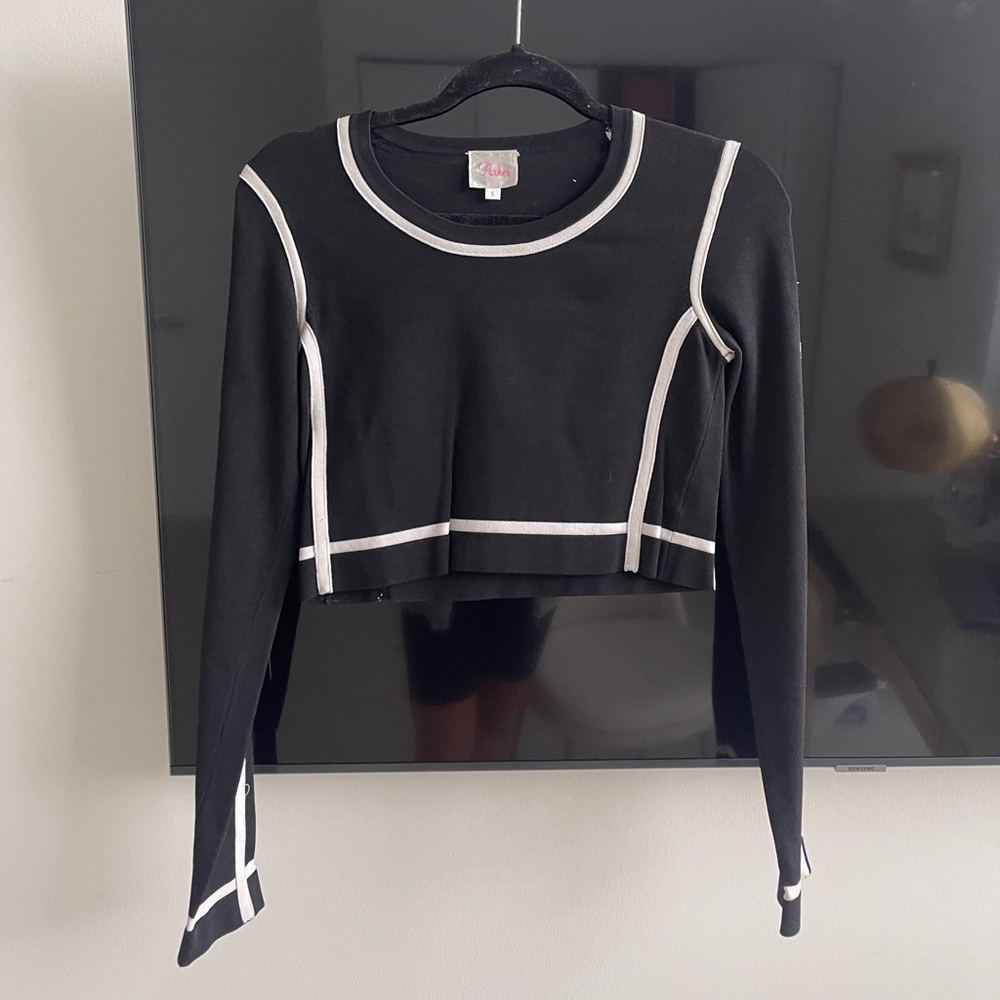 Parker Crop Top Long Sleeve Size Small